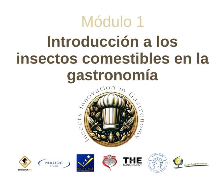 Módulo 1: Introducción a los insectos comestibles en la gastronomía