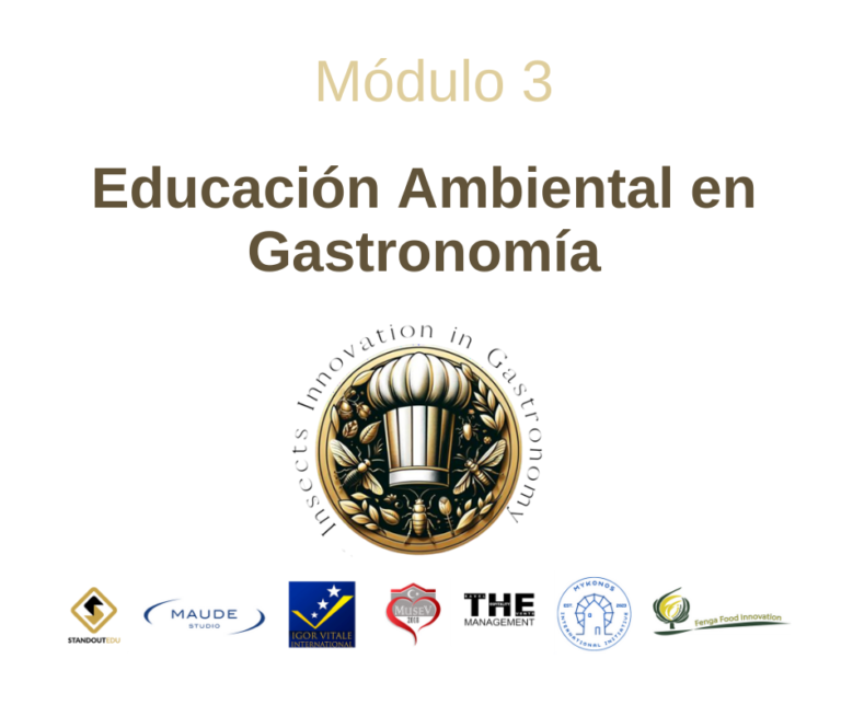 Módulo 3: Educación Ambiental en Gastronomía